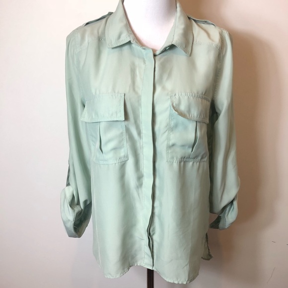 Urban Outfitters Tops - Urban outfitters Silence + Noise teal blouse